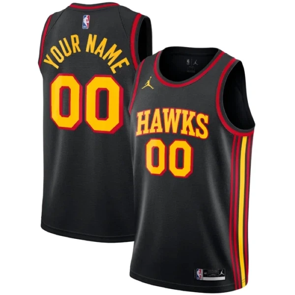 Atlanta Hawks Koripallopaita Statement Edition Swingman Musta