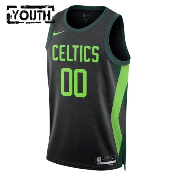 Boston Celtics Koripallopaita Lasten City Edition 2024/25 Swingman Musta