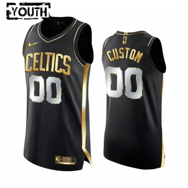 Limited Boston Celtics Koripallopaita Lasten Golden Edition Swingman Musta