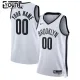 Brooklyn Nets Koripallopaita Lasten Association Edition Swingman Valkoinen