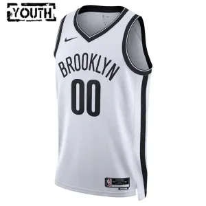 Brooklyn Nets Koripallopaita Lasten Association Edition Swingman Valkoinen