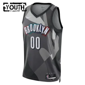 Brooklyn Nets Koripallopaita Lasten City Edition 2024/25 Swingman Harmaa