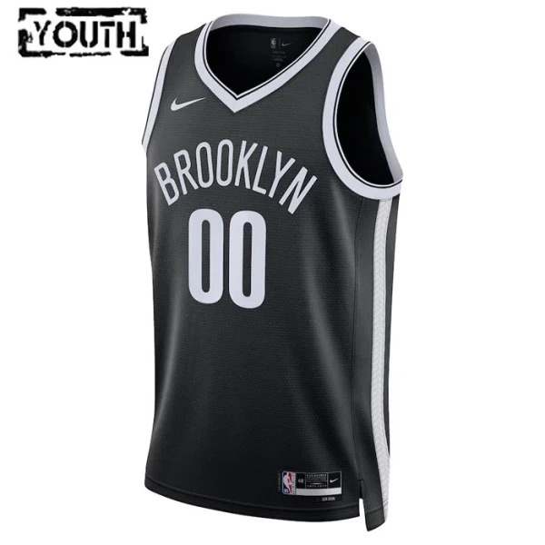 Brooklyn Nets Koripallopaita Lasten Icon Edition Swingman Musta