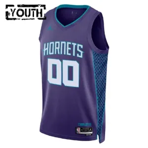 Charlotte Hornets Koripallopaita Lasten Statement Edition Swingman Violetti