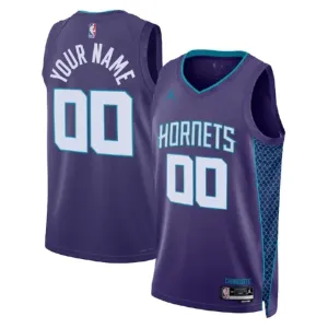 Charlotte Hornets Koripallopaita Statement Edition Swingman Violetti
