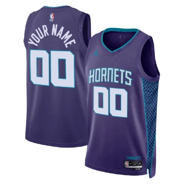 Charlotte Hornets Koripallopaita Statement Edition Swingman Violetti