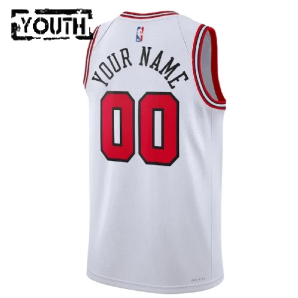 Chicago Bulls Koripallopaita Lasten Association Edition Swingman Valkoinen