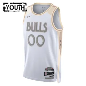 Chicago Bulls Koripallopaita Lasten City Edition 2024/25 Swingman Valkoinen