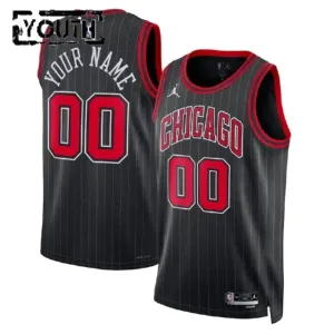 Chicago Bulls Koripallopaita Lasten Statement Edition Swingman Musta