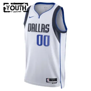 Dallas Mavericks Koripallopaita Lasten Association Edition Swingman Valkoinen