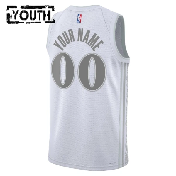 Dallas Mavericks Koripallopaita Lasten City Edition 2024/25 Swingman Valkoinen