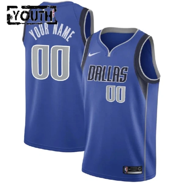 Dallas Mavericks Koripallopaita Lasten Icon Edition Swingman Sininen