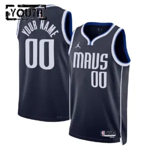 Dallas Mavericks Koripallopaita Lasten Statement Edition Swingman Musta