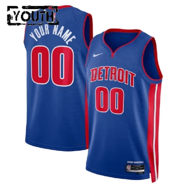 Detroit Pistons Koripallopaita Lasten Icon Edition Swingman Sininen