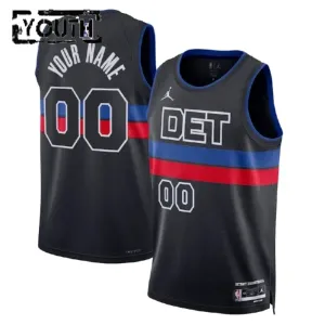 Detroit Pistons Koripallopaita Lasten Statement Edition Swingman Musta