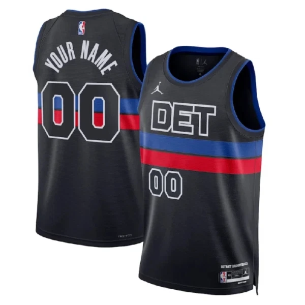 Detroit Pistons Koripallopaita Statement Edition Swingman Musta