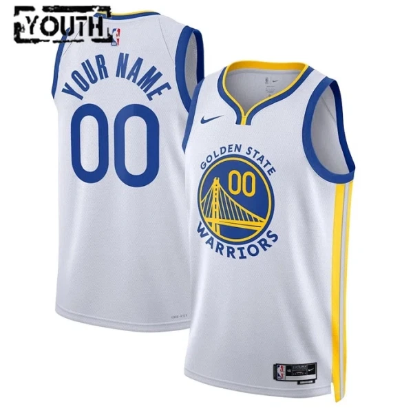 Golden State Warriors Koripallopaita Lasten Association Edition Swingman Valkoinen