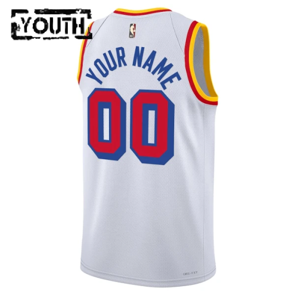 Golden State Warriors Koripallopaita Lasten Classic Edition 2024/25 Swingman Valkoinen