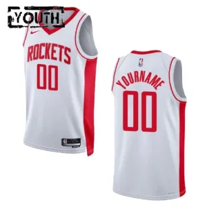 Houston Rockets Koripallopaita Lasten Association Edition Swingman Valkoinen