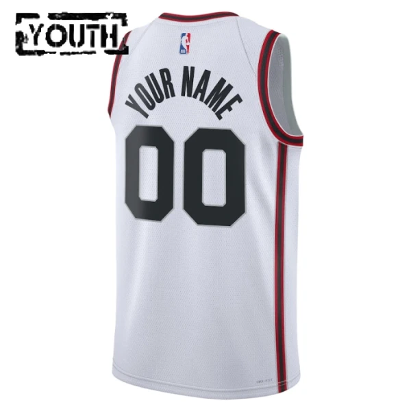 Houston Rockets Koripallopaita Lasten City Edition 2024/25 Swingman Valkoinen