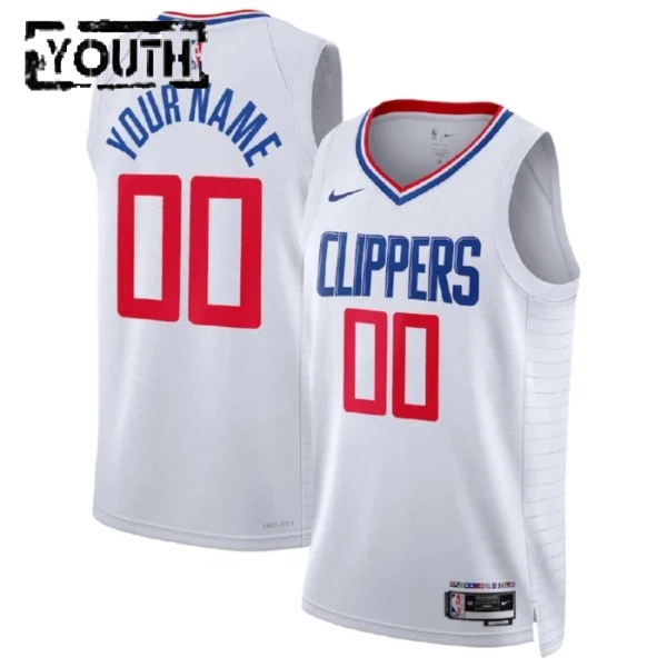 Los Angeles Clippers Koripallopaita Lasten Association Edition Swingman Valkoinen