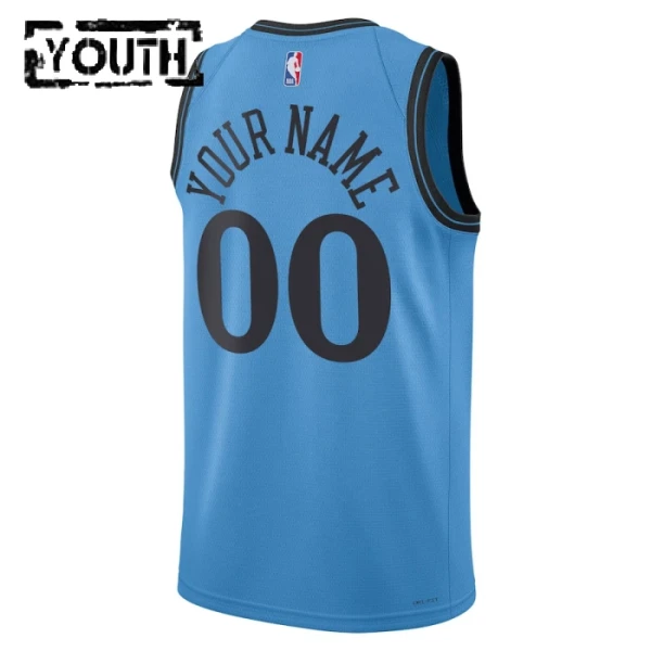 Los Angeles Clippers Koripallopaita Lasten City Edition 2024/25 Swingman Sininen