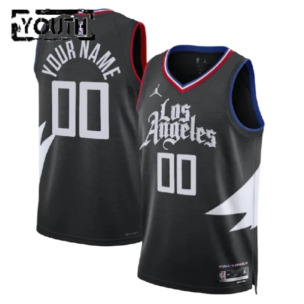 Los Angeles Clippers Koripallopaita Lasten Statement Edition Swingman Musta