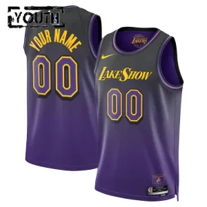 Los Angeles Lakers Koripallopaita Lasten City Edition 2024/25 Swingman Violetti