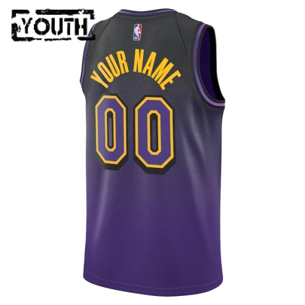 Los Angeles Lakers Koripallopaita Lasten City Edition 2024/25 Swingman Violetti
