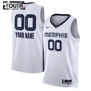 Memphis Grizzlies Koripallopaita Lasten Association Edition Swingman Valkoinen