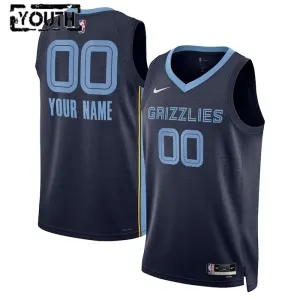 Memphis Grizzlies Koripallopaita Lasten Icon Edition Swingman Laivasto