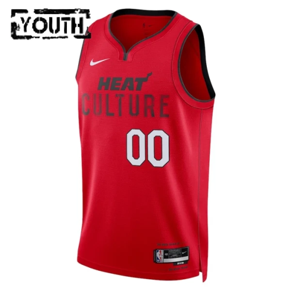 Miami Heat Koripallopaita Lasten City Edition 2024/25 Swingman Punainen