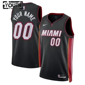 Miami Heat Koripallopaita Lasten Icon Edition Swingman Musta