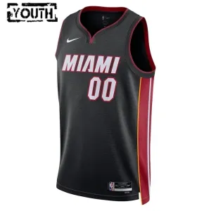 Miami Heat Koripallopaita Lasten Icon Edition Swingman Musta