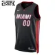 Miami Heat Koripallopaita Lasten Icon Edition Swingman Musta