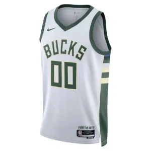 Milwaukee Bucks Koripallopaita Association Edition Swingman Valkoinen