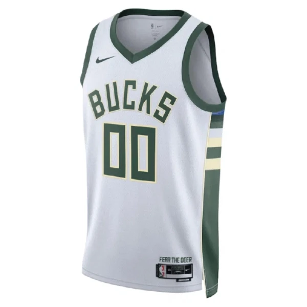 Milwaukee Bucks Koripallopaita Association Edition Swingman Valkoinen
