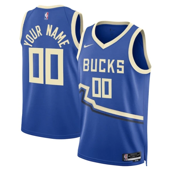 Milwaukee Bucks Koripallopaita City Edition 2024/25 Swingman Sininen