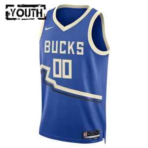 Milwaukee Bucks Koripallopaita Lasten City Edition 2024/25 Swingman Sininen