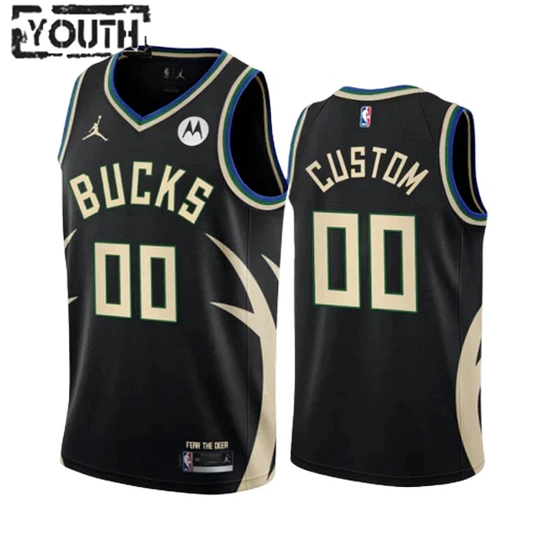 Milwaukee Bucks Koripallopaita Lasten Statement Edition Swingman Musta Milwaukee Bucks Koripallopaita Lasten Statement Edition Swingman Musta