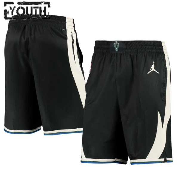 Milwaukee Bucks NBA Shortsit Lasten Statement Edition Swingman