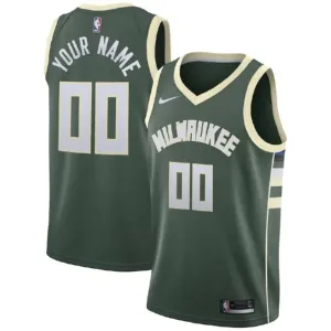 Vihreä Milwaukee Bucks Koripallopaita Icon Edition Swingman