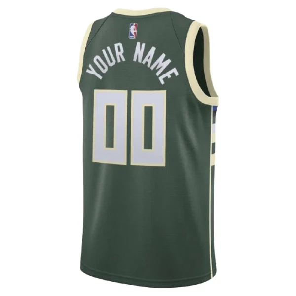 Vihreä Milwaukee Bucks Koripallopaita Icon Edition Swingman