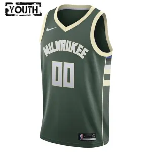 Vihreä Milwaukee Bucks Koripallopaita Lasten Icon Edition Swingman