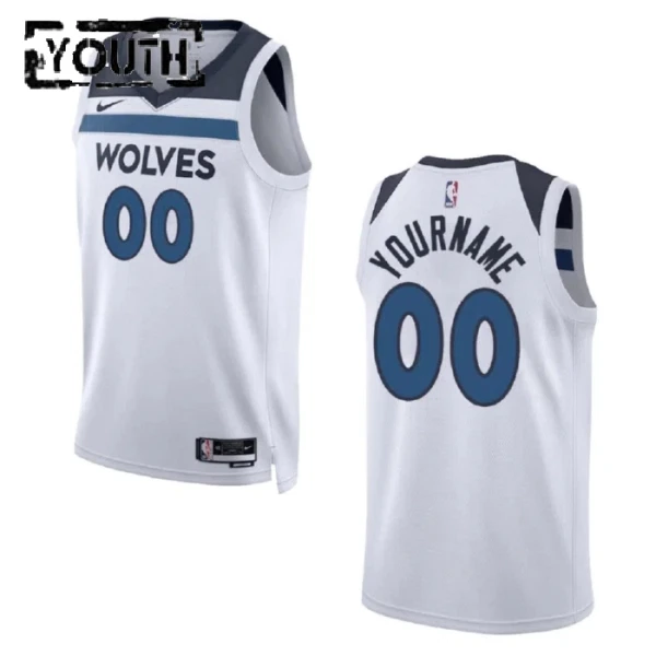 Minnesota Timberwolves Koripallopaita Lasten Association Edition Swingman Valkoinen