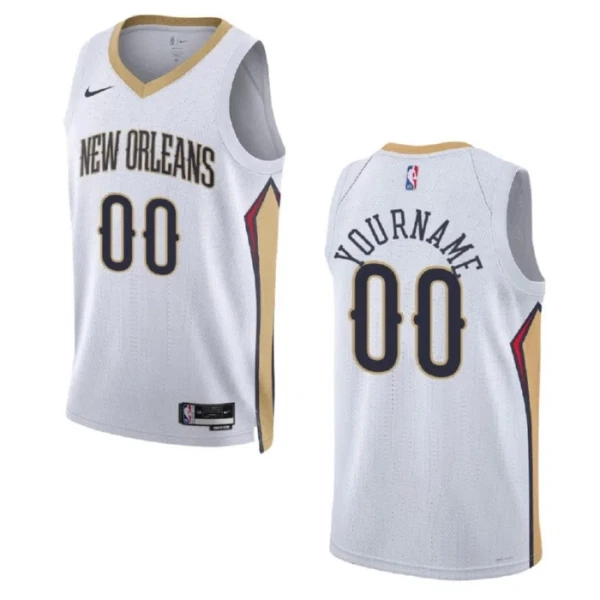 New Orleans Pelicans Koripallopaita Association Edition Swingman Valkoinen