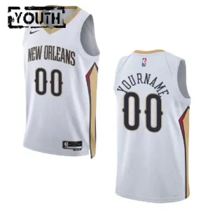 New Orleans Pelicans Koripallopaita Lasten Association Edition Swingman Valkoinen