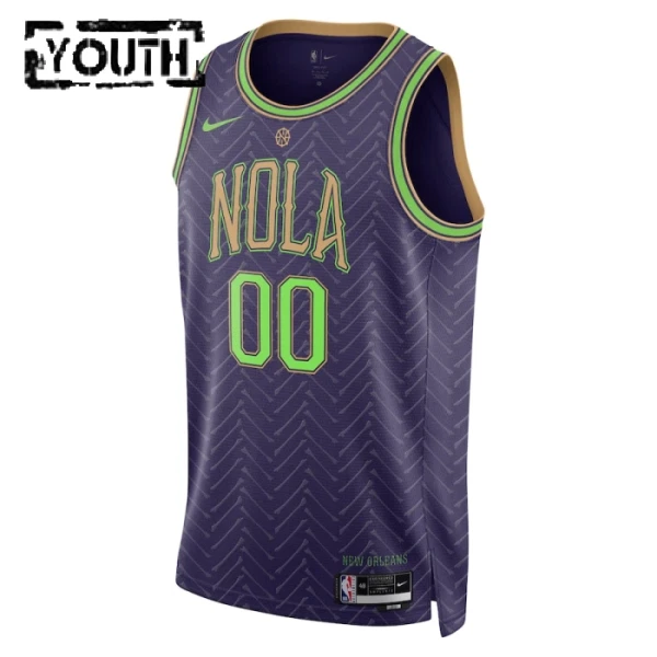 New Orleans Pelicans Koripallopaita Lasten City Edition 2024/25 Swingman Violetti