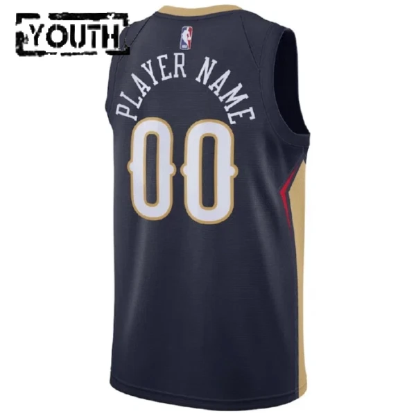 New Orleans Pelicans Koripallopaita Lasten Icon Edition Swingman Laivasto