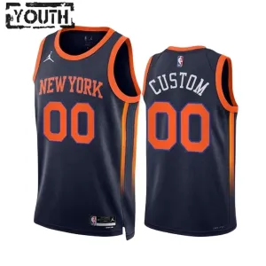 New York Knicks Koripallopaita Lasten Statement Edition Swingman Laivasto